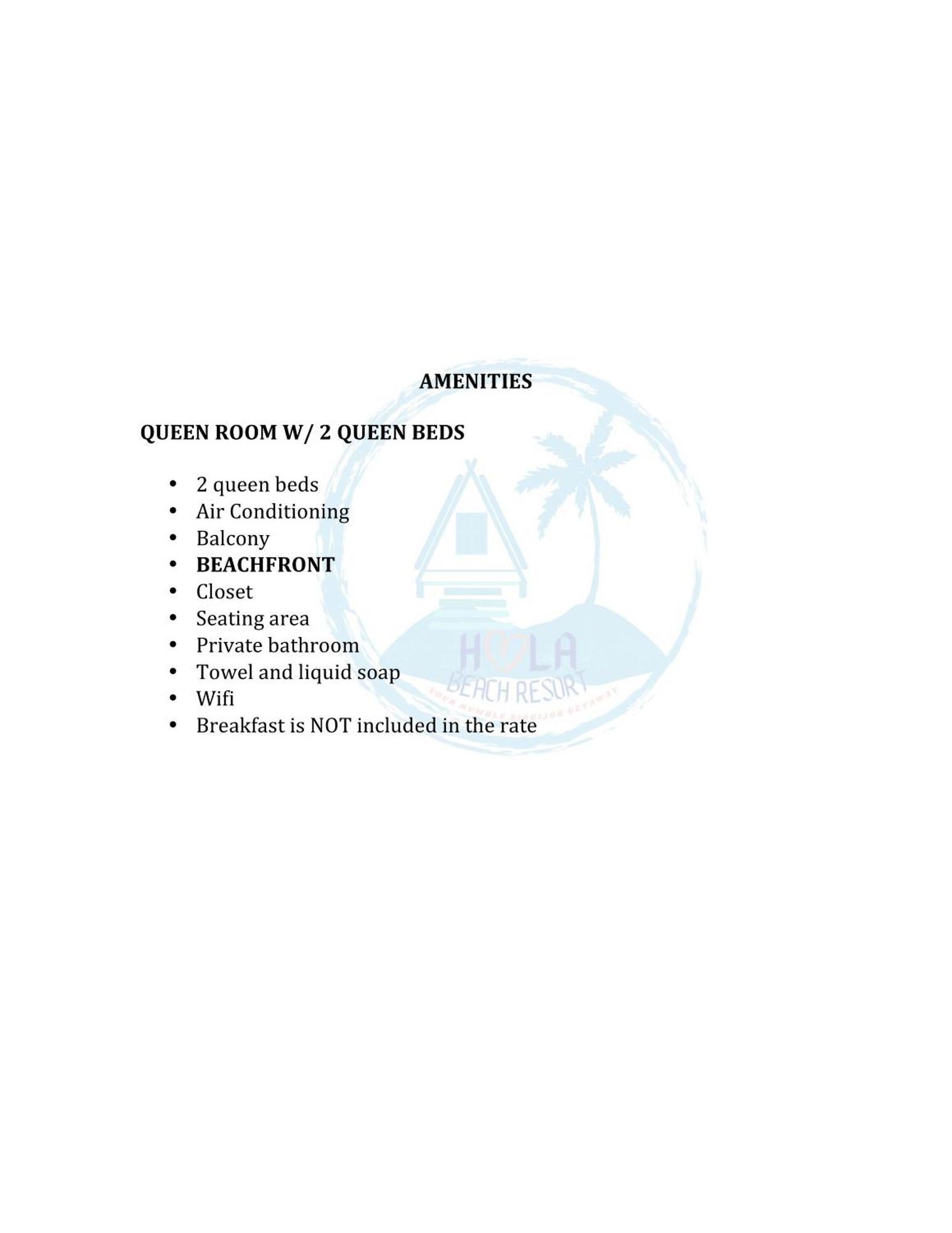 Hola Beach Resort Đảo Đảo Siquijor Ngoại thất bức ảnh